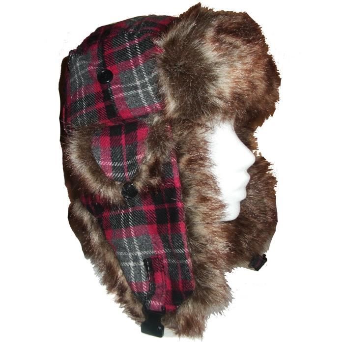 CLEARANCE Hommes Femmes Hiver Russe Chaud Trappeur Bonnet Aviateur Tartan Imprimé Fourrure UK CLEARANCE Hommes Femmes Hiver Russe Chaud Trappeur Bonnet Aviateur Tartan Imprimé Fourrure UK