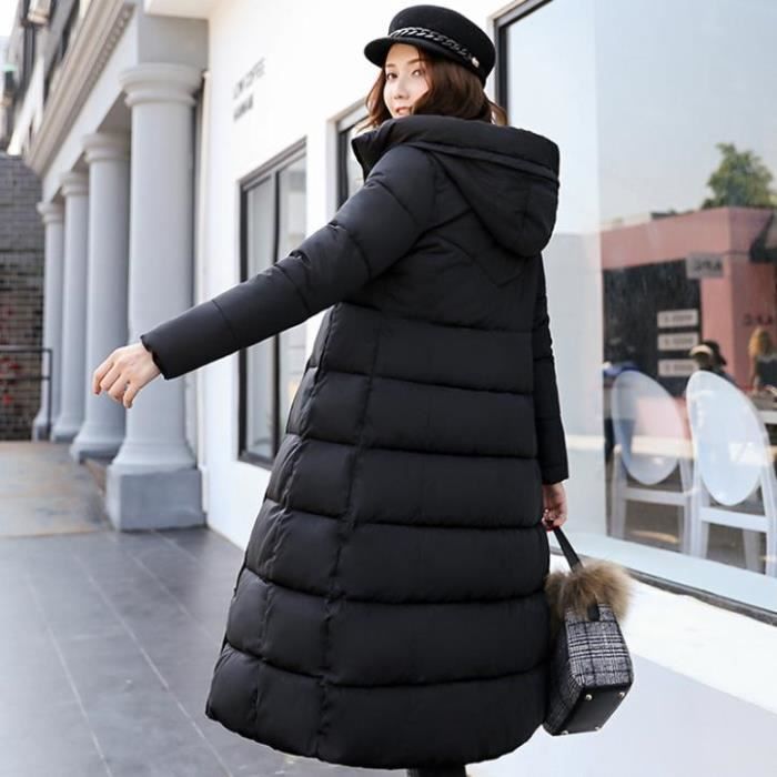Manteau noir simple hot sale