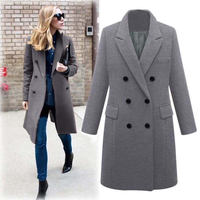 Veste longue hiver