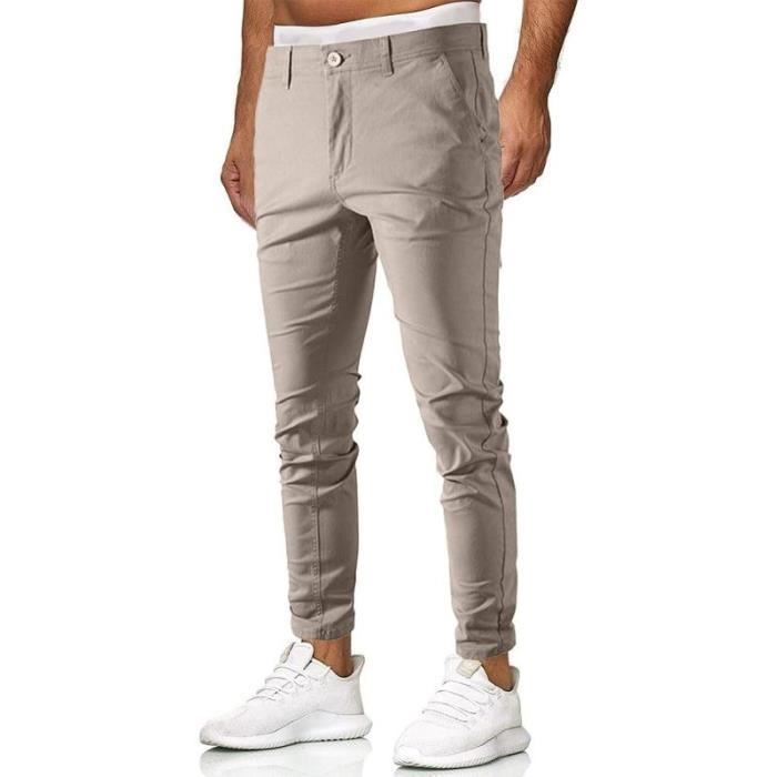 Pantalon slim stretch homme 2025