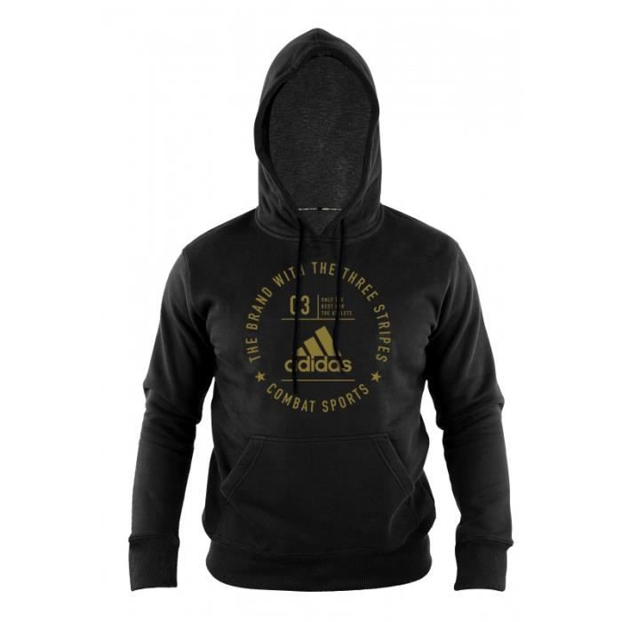 sweat adidas noir et or