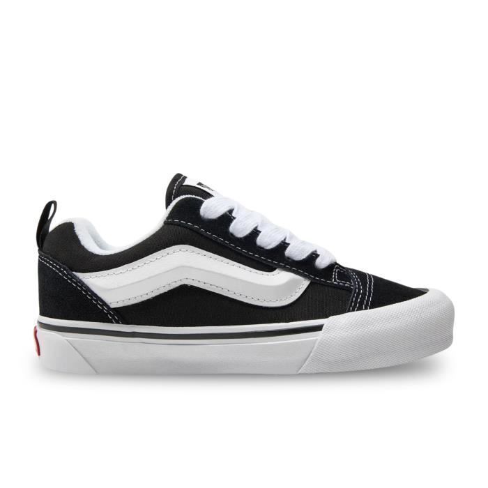 Vans BASKET - VANS - Knu Skool - Noir - Lacets - Tige cuir/textile