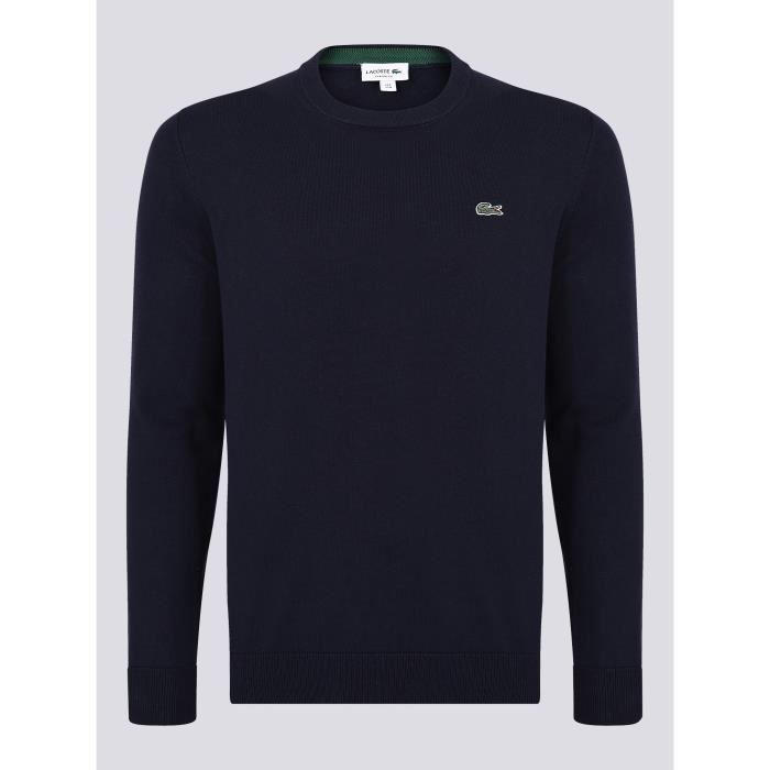 Lacoste Pull Homme Bleu Marin Col Rond Bleu marin Cdiscount Pret a Porter