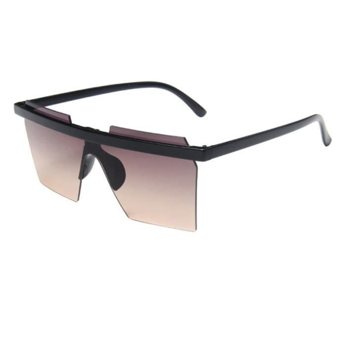Lunettes De Soleil Sans Monture Kachawoo - Pieds Bois Imitation - UV400 - Unisexe