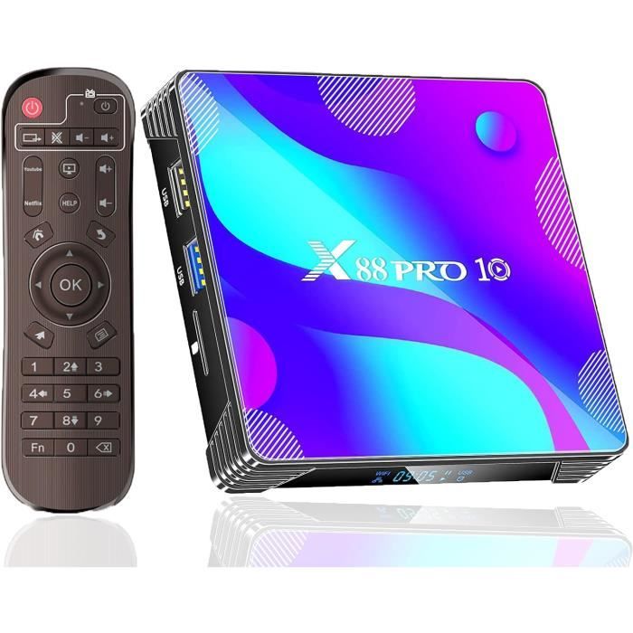 RUPA TV Box Android 11.0 – 8GB RAM 64GB ROM, 8K, WiFi Dual Band, Bluetooth 5.0, HDMI 2.1, USB 3.0, Ethernet Gigabit, Con Telecomando
