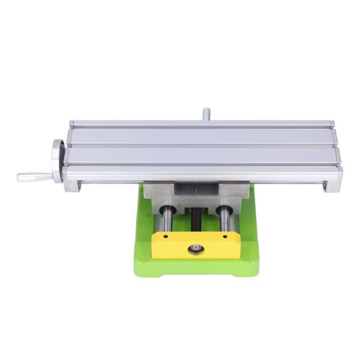 Table De Travail Multifonction Pour Fraisage/perçage - Alliage D'aluminium - Course X 200 Mm, Y 50 Mm - Pour Mini Perceuse à Colonne Ou étau - 4