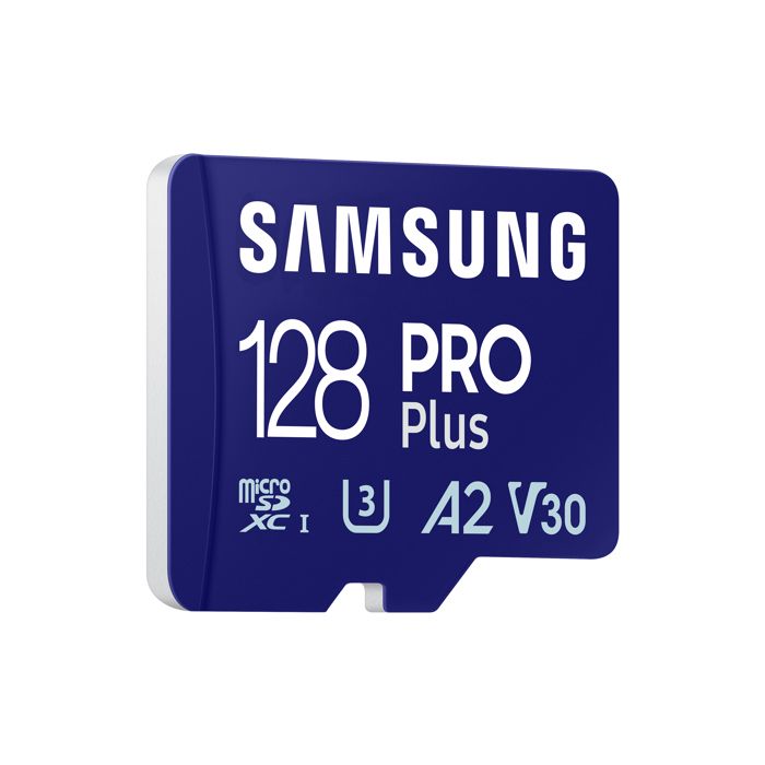 Samsung 128 Go Pro Plus Carte Mémoire Micro SDXC (2023) jusqu’à 180/130 Mo/s