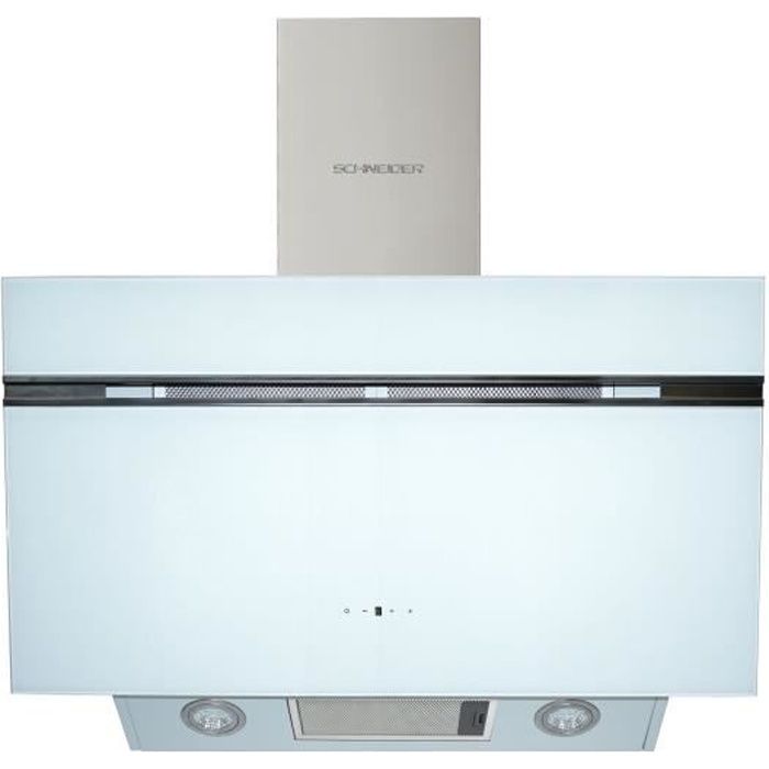 Schneider Sl S5 80 Awtz Hotte Aspirante 80 Cm Blanc Capot Incline Achat Vente Hotte Cdiscount