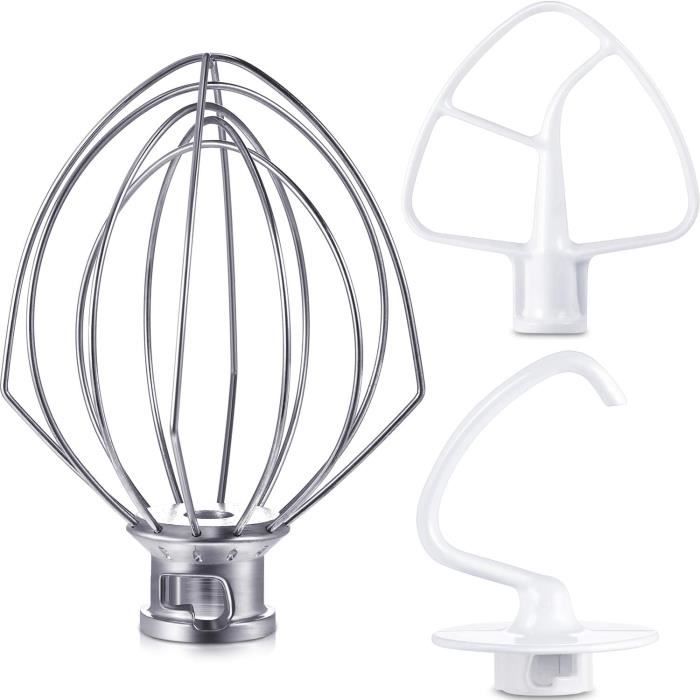 K45WW Accessoire fouet à 6 fils pour batteur sur socle KitchenAid à