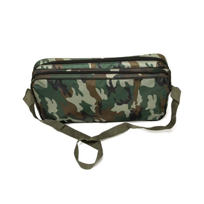 Sac à Dos De Pêche Multifonction Grand Format - Vert - Idéal Pour Camping Et Plein Air