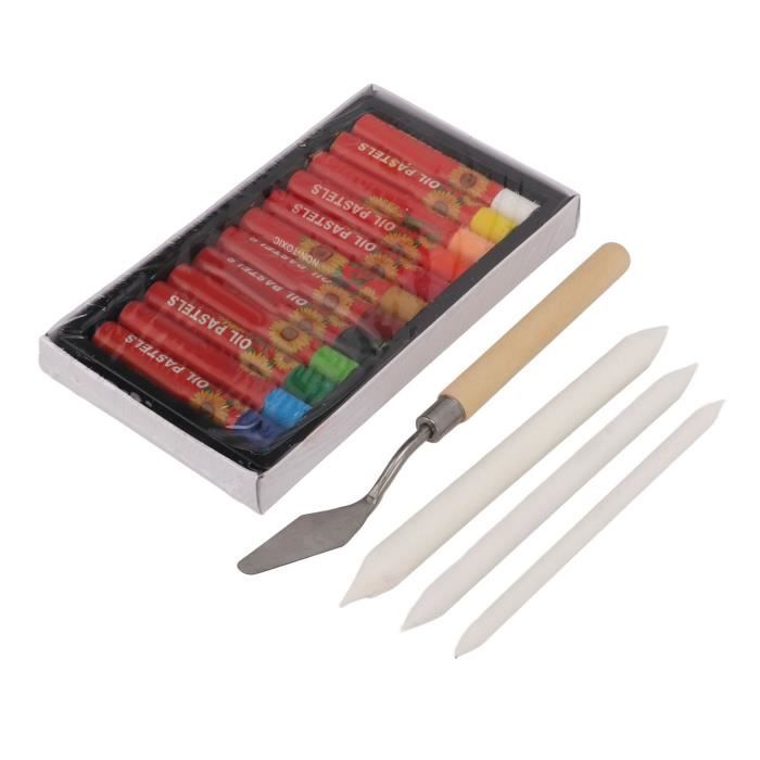 Lot De 104 Pastels à L’huile Professionnels - 100 Couleurs + 4 Blancs, Pigmentés, Doux Et Crémeux