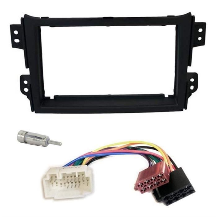 Façade Radio Adaptateur Double 2 Din Autoradio Installation Cadre Câble SUZUKI SPLASH