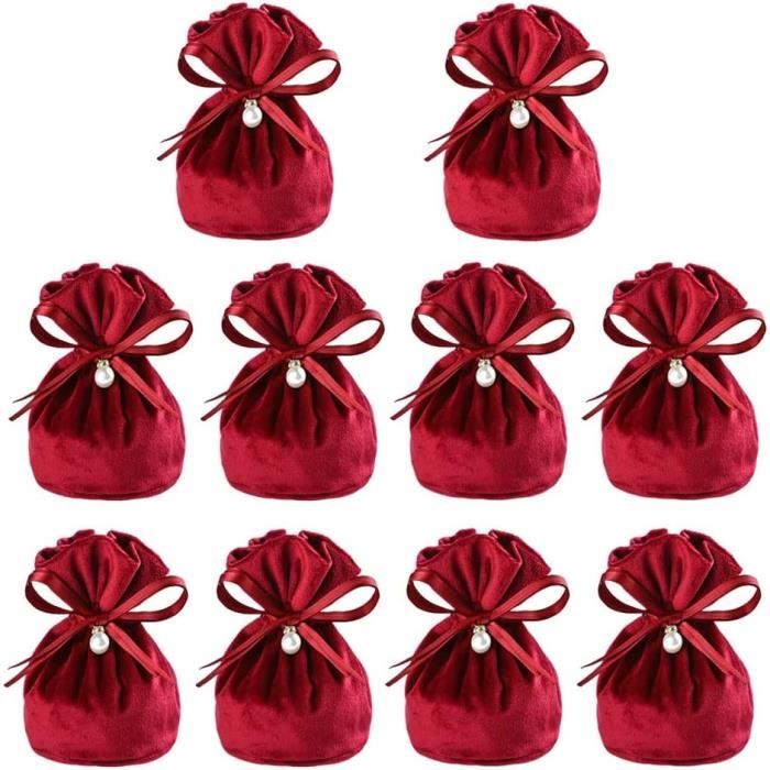 1000 Pochettes En Velours à Cordon Pour Bijoux - Idéales Mariage, Fête, Cadeaux