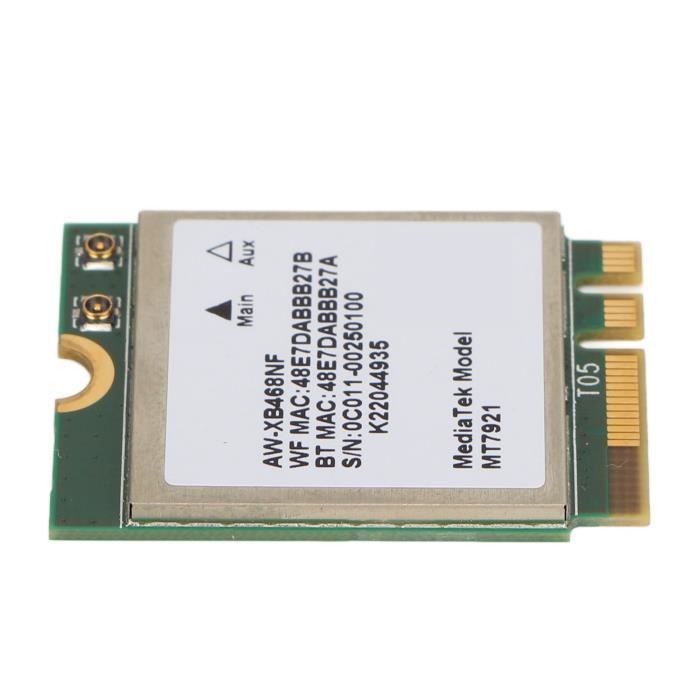 Carte Réseau WiFi 6 RTL8852BE 1800 Mbps + Bluetooth 5.2 - Mini PCIe, Double Bande, Pour Windows 10/11