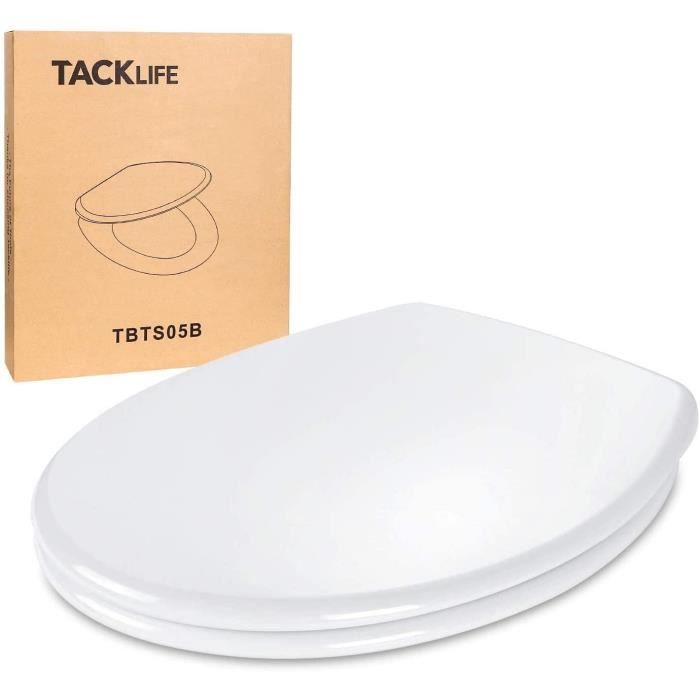 Abattant WC Aminolac TACKLIFE Si ge de Toilette avec Frein de