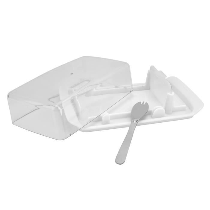 Beurrier Argenté Avec Couteau - Design Cerf - Pour 250g De Beurre - Insert En Verre - Cadeau élégant Pour Petit-déjeuner