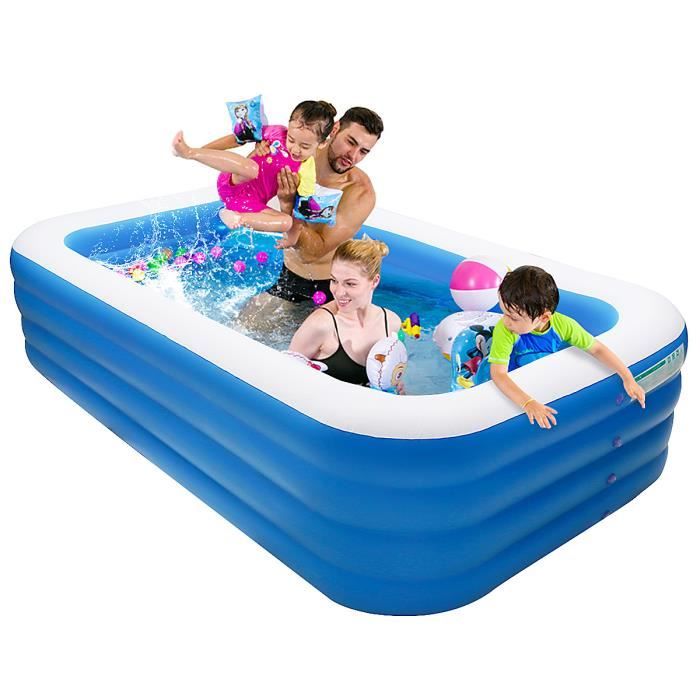 Tempsa Adulte Piscine Gonflable Rectangulaire Jouet Eau Enfant 305x185x72cm Achat Vente Bouchon De Vidange Tempsa Piscine Gonflable Cdiscount