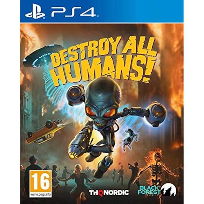Jeu vidéo Destroy All Humans! Action Invasion extraterrestre Années 50 Humour - vue 1