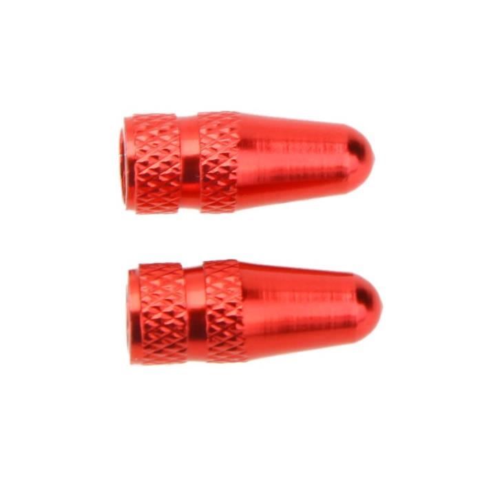 MoreChioce Bouchons de Valve en Alliage D/'aluminium Bouchons Anti-Poussière pour Valves de Pneu Bouchons de Valve pour la Plupart des Voitures et Vélos,Noir 2 Pcs Bouchons de Valve de Pneu