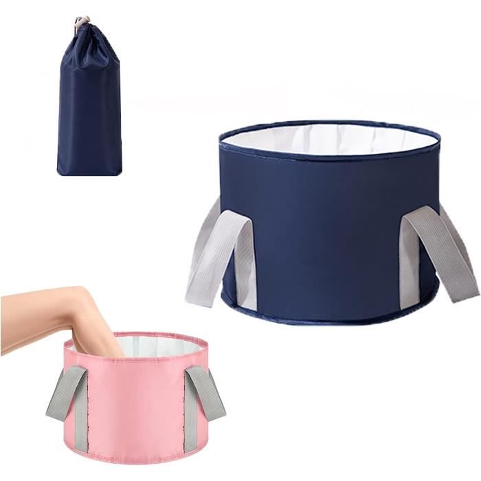 Seau Pliable 20L Spopal - Imperméable En PVC 500D, Léger, Portable - Pour Pêche, Camping, Jardinage, Lavage - 5