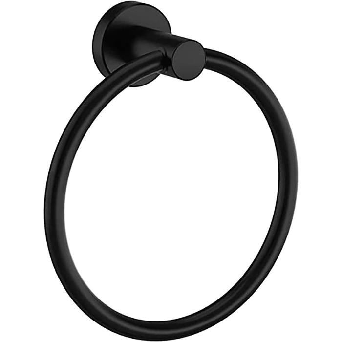 Anneau porte-serviette rétro en métal lourd unique antique