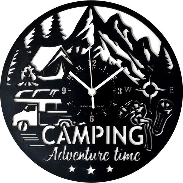 Page De Coloriage De Camping Randonnée En Montagne Avec Tente