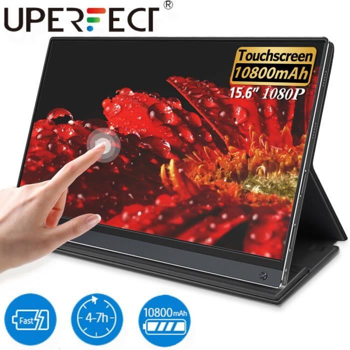UPERFECT Moniteur Portable - Écran Tactile PC 15.6 FHD 1080P