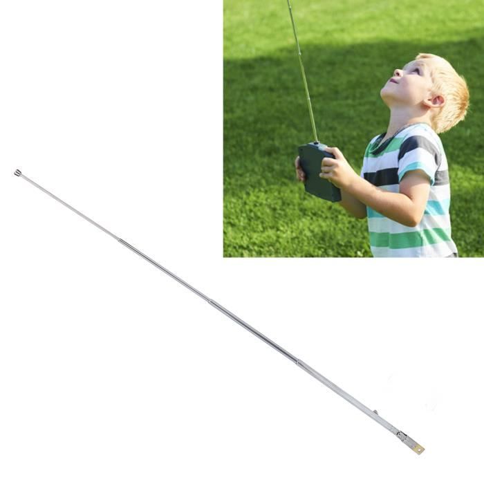 Antenne Télescopique Remplacement Roberts Radio - Acier Inoxydable/Laiton, Filetage M3, 5 Sections 30cm