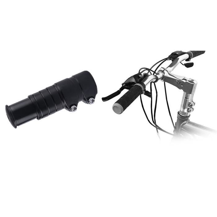VGEBY Rallonge Potence Vélo Réglable Aluminium Noir VTT Route BMX