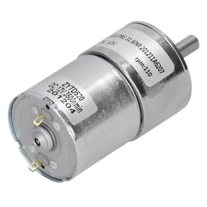 Moteur DC 12V RS-550 – 22000 RPM, 100W, Pour Perceuses Sans Fil, Outils, Modèles – Dimensions 57 X 35,8 Mm