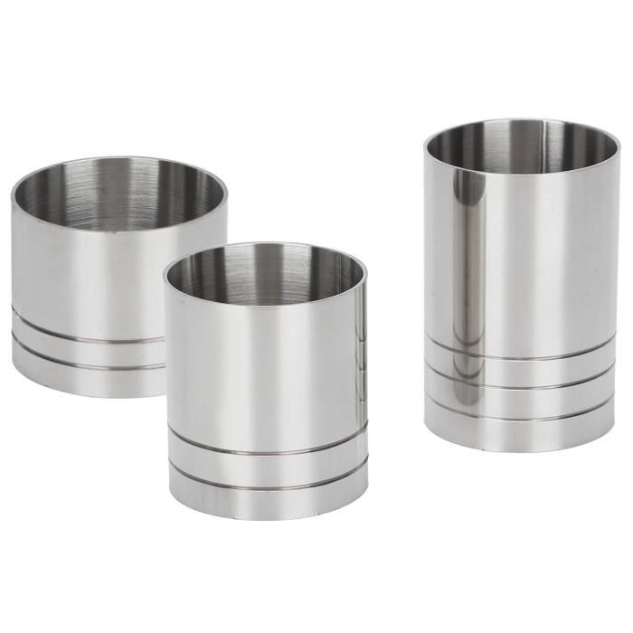 Jigger à cocktail - YOSOO - Ensemble de 3 - Acier inoxydable - 25ml