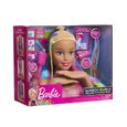 Tête de poupée Barbie Deluxe pour coiffer les cheveux arc-en-ciel - Barbie - 27 accessoires inclus-1