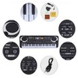 61 keys clavier Piano électronique pour enfant avec haut-parleur Microphone cadeau pour fille garçon Noël anniversaire-1