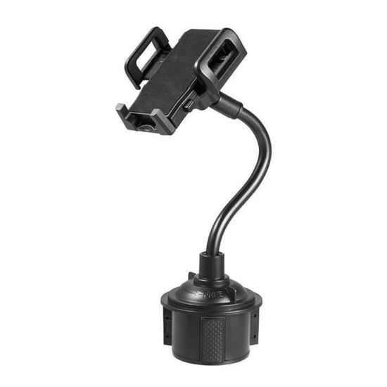 Support 4-en-1 Pour Voiture : Porte-gobelets, Plateau Et Support Téléphone - Rotatif 360°