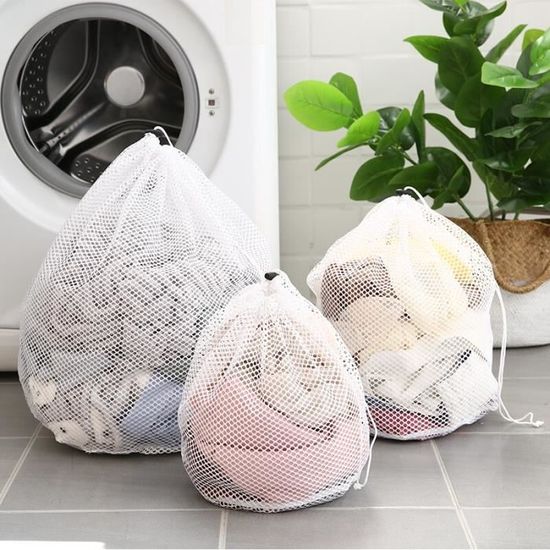 Lot De 10 Filets à Linge Pour Machine - 4 Tailles + Sac Soutien-gorge - Protection Des Vêtements Délicats