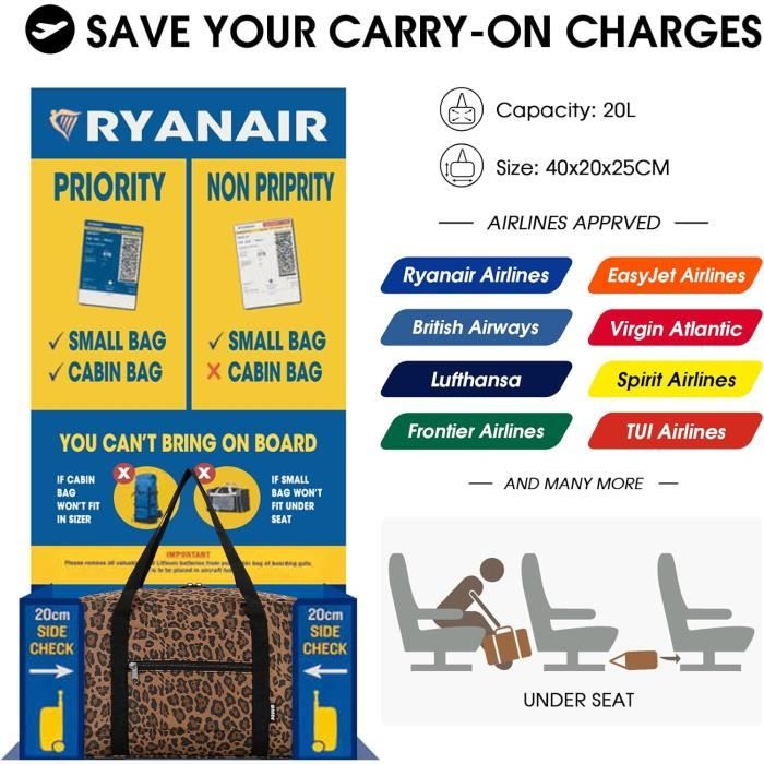 Dimensions sac ryanair best sale