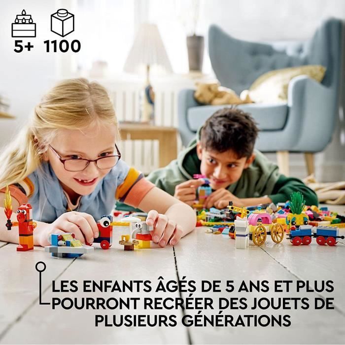 LEGO - BOÎTE DE BRIQUES 90ANS DE JEU 11021 - Achat - LEGO - BOÎTE DE BRIQUES  90ANS DE JEU 11021