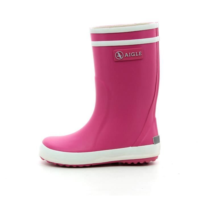 Bottes aigle lolly pop rose top