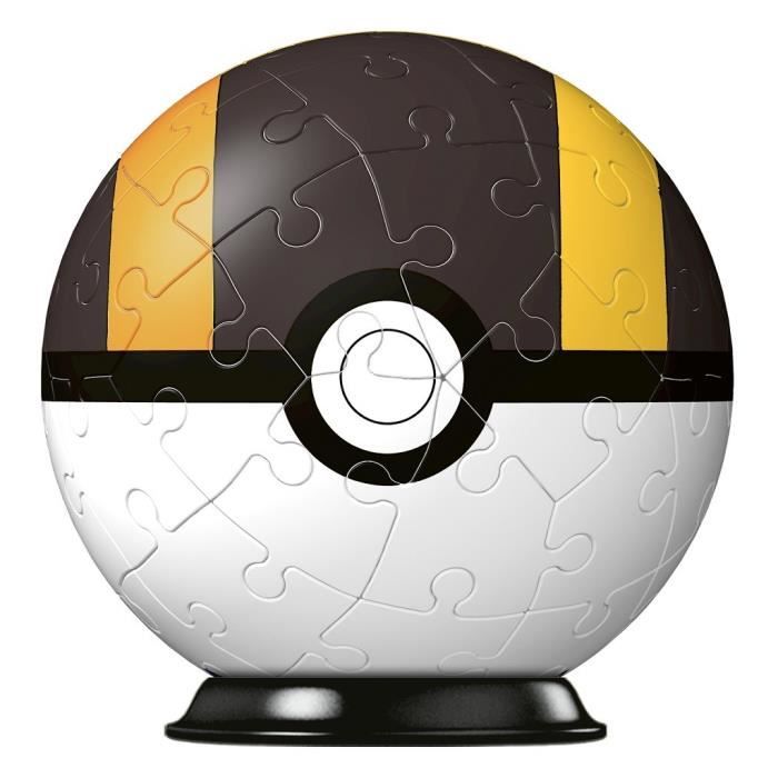 Ravensburger - Puzzle 3D Pokémon Poké Ball Nera, 54 Pezzi, Bambini 6+ Anni | Puzzle 3D Poké Ball nera da 54 pezzi, gioco creativo e divertente per bambini dai 6 anni, ideale Ravensburger - Puzzle 3D Pokémon Poké Ball Nera, 54 Pezzi, Bambini 6+ Anni | Puzzle 3D Poké Ball nera da 54 pezzi, gioco creativo e divertente per bambini dai 6 anni, ideale
