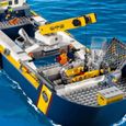 LEGO® City 60266 Le bateau d’exploration océanique, Jouet qui Flotte, Ensemble sous-marin avec Animaux pour Enfants 7 ans-2