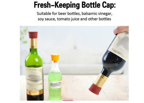 6 Bouchons Réutilisables Pour Bouteille De Vin - Compatible Champagne, Vin Rouge, Bière - Lot économique Avec 3 Styles - 12