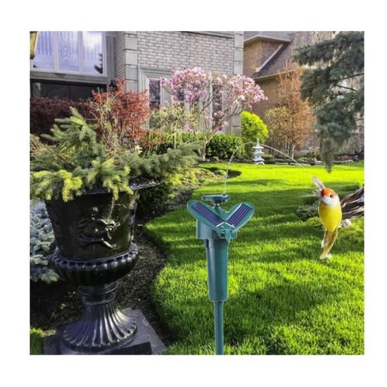 2 Pièces Colibri Solaire Flottant - Décoration Jardin Réaliste Avec Panneaux Solaires 13x8x8cm