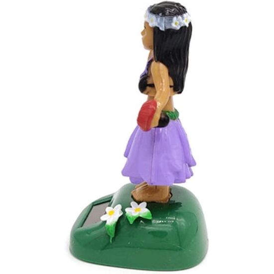 Figurine Solaire pour Voiture Qui Bouge Fille Figurine Solaire pour Voiture Danseuse Hawaïenne pour Voiture Fille De Danse À Hawaii 