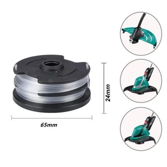 Bobines Fil Débroussailleuse Parkside PRTA 20 Li C3 - 1.65mm X 8.3m - Alimentation Automatique - Lot De 4/6/10