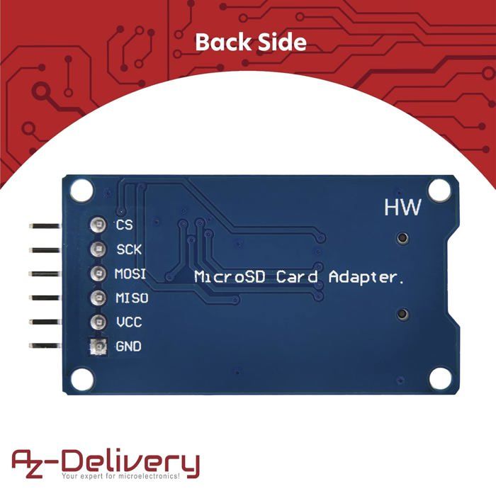 Spi Reader Mémoire Lecteur Micro Sd Tf Memory Card Module Shield