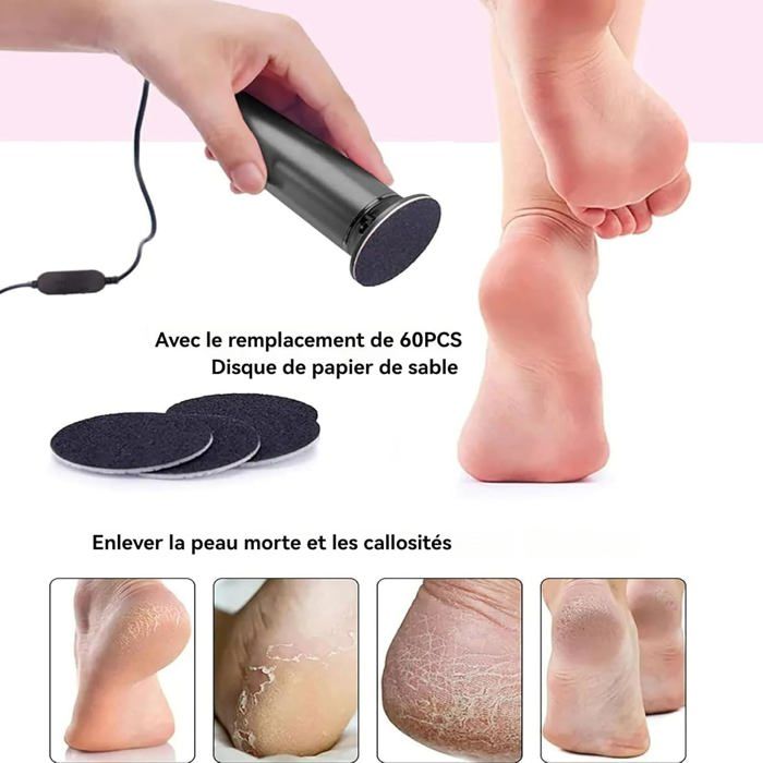 Ponceuse Pour Pieds - Retonnement Et Lissage De La Peau, Outil De Soin Des Pieds