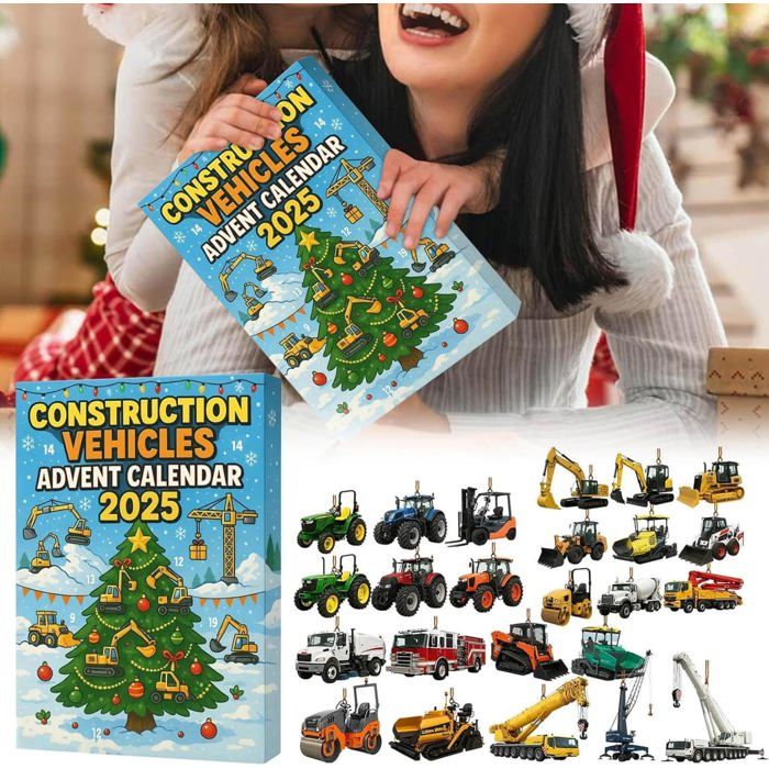 Calendrier De L'Avent 2025 Le Garage De Noël – 24 Outils Miniatures Mécanique Pour Passionnés Auto