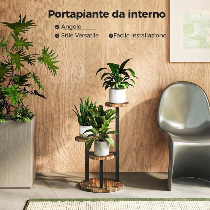 STLOVe® Porte Plante Interieur, Plusieurs Niveaux Plante D