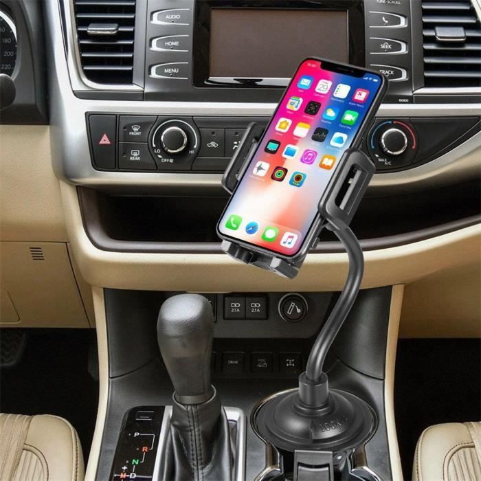Universal - Porte-gobelet universel monté sur tablette monté sur voiture  Porte-gobelet à col d'oie Porte-téléphone pour berceau de voiture pour iPad  12.912 X