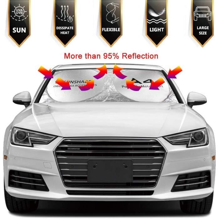 Pare-Soleil Rétractable Pour Pare-Brise Automobile, Housse De Pare